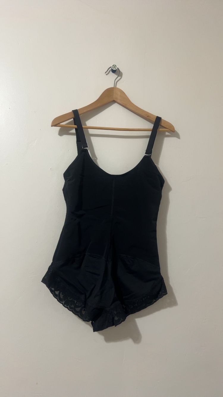 ShaperX Black Women's XL Body Shaper One-Piece